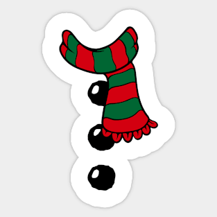 Snowman Costume Sticker